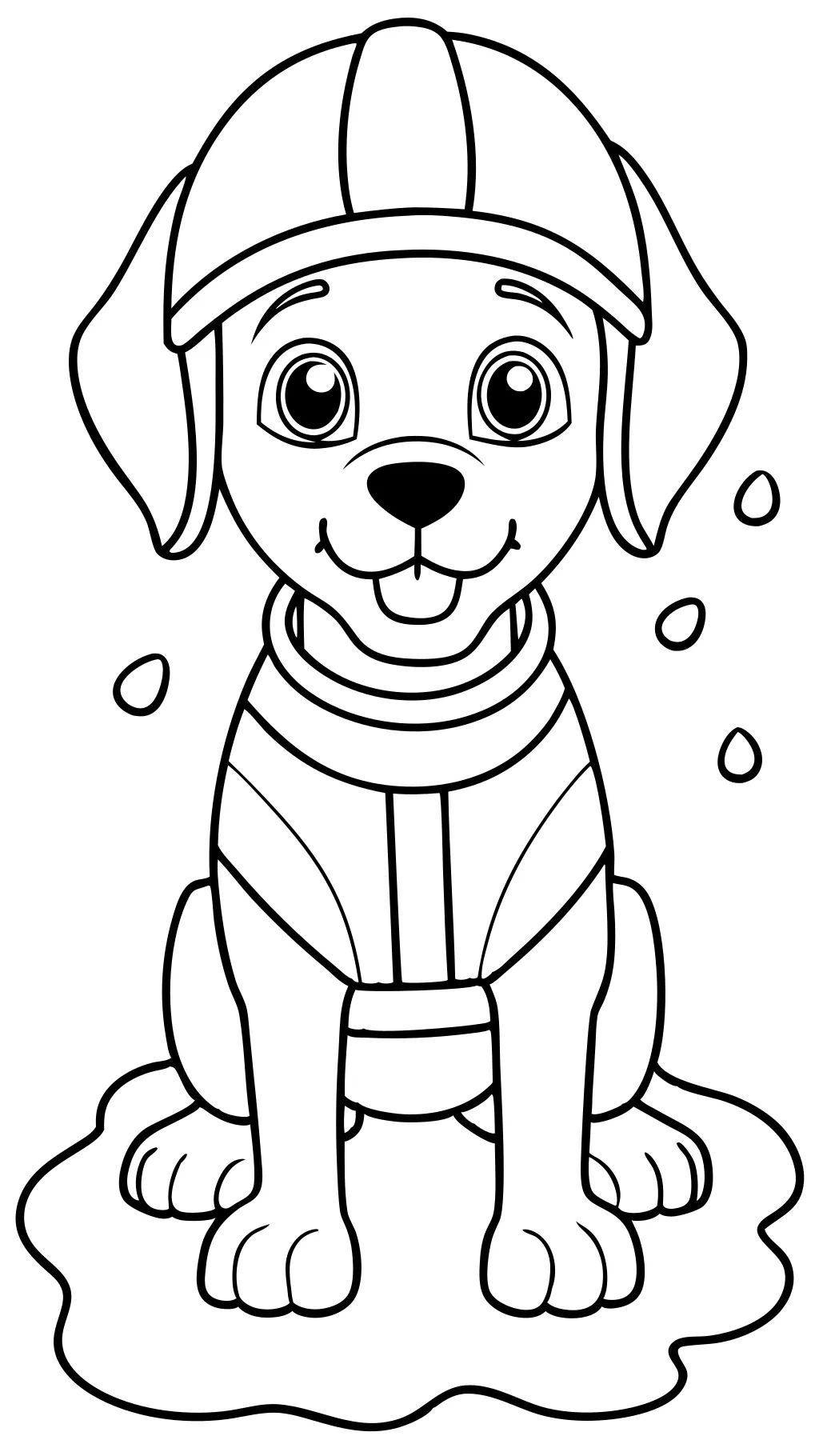 zuma paw patrol coloring page